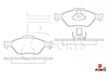 Колодки тормозные GBS GC03075D MAZDA DEMIO II 2003-