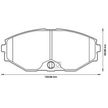 Колодки тормозные GBS GC01151DM NISSAN MAXIMA QX 00-