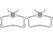 Колодки тормозные GBS GC02171D TOYOTA AVENSIS 2000-2003
