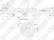 Амортизатор SAT ST51605SAA033 HONDA FIT ARIA, MOBILIO 2001- Перед. Прав