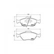 Колодки тормозные GBS GC02311D TOYOTA YARIS / AURIS 2006-