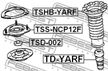 Опора амортизатора FEBEST TSSNCP12F TOYOTA PLATZ 1999-2005