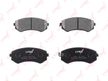 Колодки тормозные LYNXAUTO BD5710 NISSAN ALMERA 1995-2000, NISSAN PATROL 1994-2007, NISSAN PULSAR (