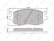 Колодки тормозные LYNXAUTO BD3608 HYUNDAI GETZ 02-11, HYUNDAI i30 07-13, KIA RIO 2005-2015