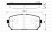 Колодки тормозные SANGSIN BRAKE SP1197 KIA CARENS 02-