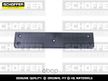 Накладка под номерной знак SCHOFFER SHF05908 VOLKSWAGEN TIGUAN 2016-