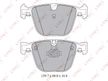 Колодки тормозные LYNXAUTO BD1425 BMW 1-Series 2011-2012, BMW 3-Series 2007-2011, BMW X5 2007-2008,