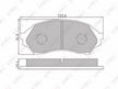 Колодки тормозные GBS GC03067D MAZDA 323 01-04