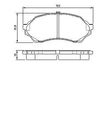Колодки тормозные GBS GC03067D MAZDA 323 01-04