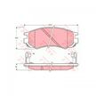 Колодки тормозные LUCAS GDB1175 NISSAN 100 NX (B13) / ALMERA / PULSAR III