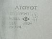 Стекло двери TOYOTA CAMRY SV40 Перед Прав (Контрактный) 79590929