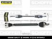Привод SCHOFFER SHF27014 VOLKSWAGEN POLO sedan 2010- МКПП RH
