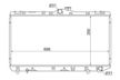 Радиатор охлаждения SAT TY0001100D TOYOTA CARINA ED ST160 3SGE, TOYOTA COROLLA, SPRINTER 100 2C