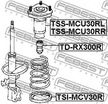 Опора амортизатора FEBEST TSSMCU30RR