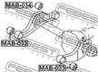 Сайлентблок FEBEST MAB033