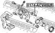 Направляющая тормозного суппорта TOYOTA 4781433210 TOYOTA Aurion, Camry,RAV4,Sai,Vanguard