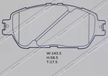 Колодки тормозные AMIWA WD2223 TOYOTA CAMRY ACV30 / MCV30