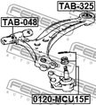 Сайлентблок FEBEST TAB048 LEXUS 1992-1996