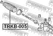 Пыльник рулевой рейки FEBEST TRKB005 MAZDA 3 2013-2016