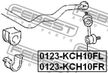 Тяга стабилизатора FEBEST 0123KCH10FL