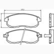 Колодки тормозные GBS GC01120DM