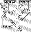 Сайлентблок FEBEST LRAB018