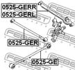 Тяга подвески FEBEST 0525GERR