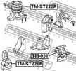 Подушка двигателя FEBEST TMST220R TOYOTA CORONA 1996-