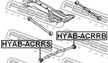 Сайлентблок FEBEST HYABACRRS