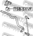 Втулка стабилизатора FEBEST TSBSXVF (D15.5)