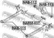 Сайлентблок FEBEST NAB113