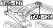 Сайлентблок FEBEST TAB127 CHERY TIGGO T11 2006-2013