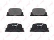 Колодки тормозные LYNXAUTO BD7517 GEELY VISION 2005-, LEXUS ES 1996-2001, LIFAN 620 2008-, TOYOTA CA