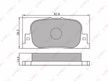 Колодки тормозные LYNXAUTO BD7517 GEELY VISION 2005-, LEXUS ES 1996-2001, LIFAN 620 2008-, TOYOTA CA