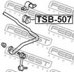 Втулка стабилизатора FEBEST TSB507 (D24) TOYOTA AVENSIS