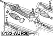 Тяга рулевая FEBEST 0122AUR20