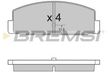 Колодки тормозные MAZDA GJYB2648ZA