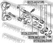 Направляющая суппорта TOYOTA 4771533020 TOYOTA Avensis,Camry,Corona,Harrier,Mark II,Scepter,Solara