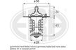 Термостат ERA 350104 TOYOTA AVENSIS 1.8-2.4 2003-, CAMRY 2.5-3.0 1996-, COROLLA 1.6 2004-