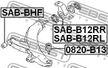Сайлентблок FEBEST SABB12RL