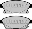 Колодки тормозные CHRYSLER 13412810