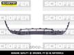 Бампер передний SCHOFFER SHF03003 KIA SPORTAGE 2010-2016 (нижняя часть)