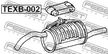 Подушка крепления глушителя FEBEST TEXB002 TOYOTA COROLLA 1994-1999
