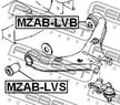 Сайлентблок FEBEST MZABLVS