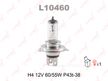 Лампа накаливания LYNXAUTO L10460 H4 12V (60/55W) P43T-38