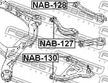 Сайлентблок FEBEST NAB127