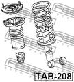 Сайлентблок FEBEST TAB208 LEXUS IS200/300 GXE10, JCE10 1999-2005