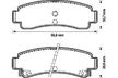 Колодки тормозные LUCAS GDB1014 NISSAN: 100 NX 1.6-2.0 90-94; ALMERA I Hatchback 1.4-2.0 95-00; MAXI