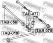 Сайлентблок FEBEST TAB019 TOYOTA AVENSIS