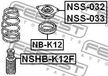 Опора амортизатора FEBEST NSS032